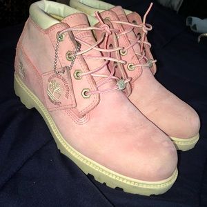 Pink timberlands!